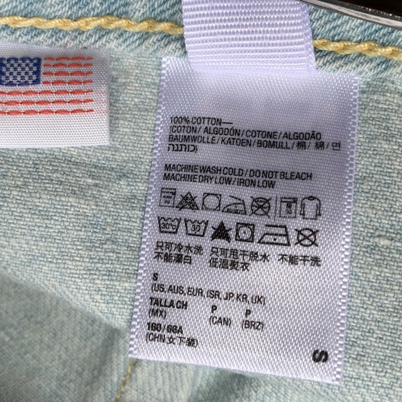 American Apparel : light denim button down skirt - Picture 7 of 10